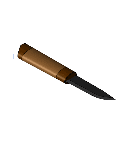 Fishing knife 3d model