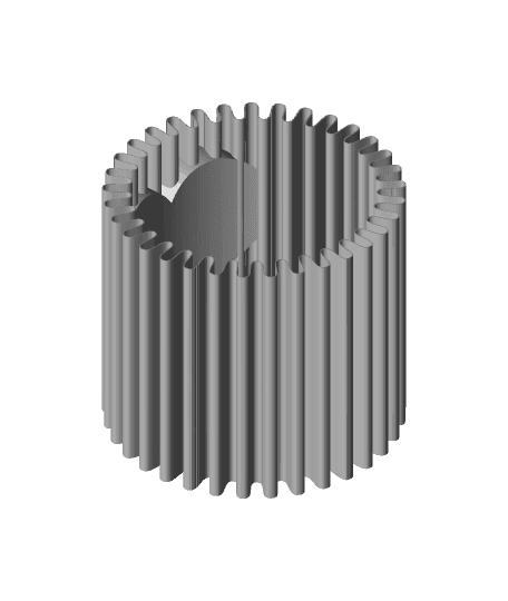 Corrugated Heart Tealight 3d model
