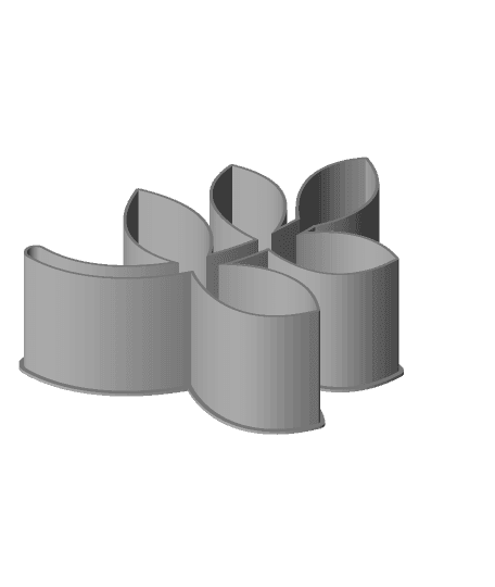 Branch with Leaves, nestable box (v1) by PPAC full viewable 3d model