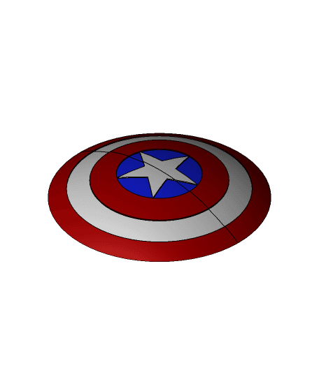 Captain America Shield 3d model