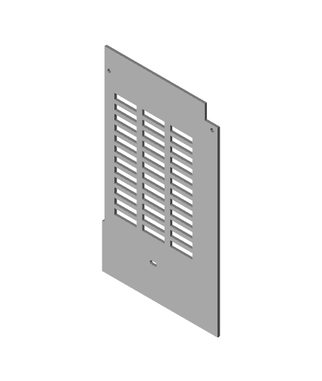 Ender 3 Pro - SKR 1_3 board enclosure - Dual fans - 40 x 40 x 10 Cover.stl 3d model