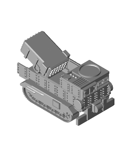 FHW: Mobile Tunnel Rat Rockets v1 (BoD) by The Free Heathen Workshop full viewable 3d model