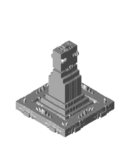 Aztec Bender Ziggurat 3d model