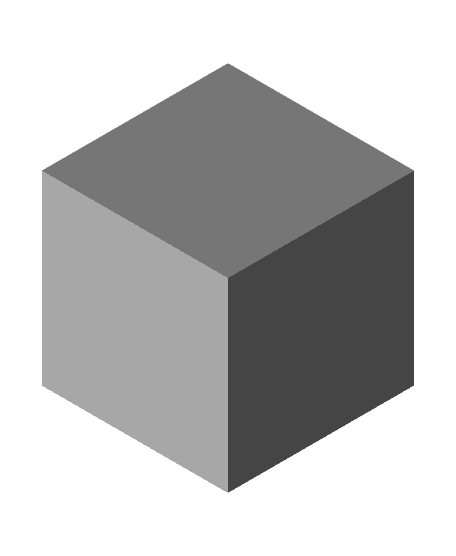 cube  3d model