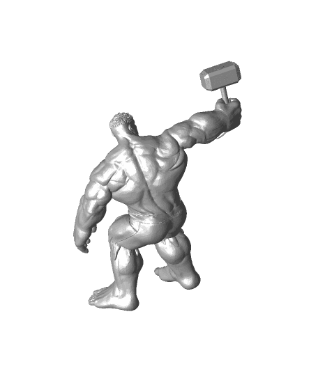 The Incredible Hulk.stl by 3DDesigner full viewable 3d model