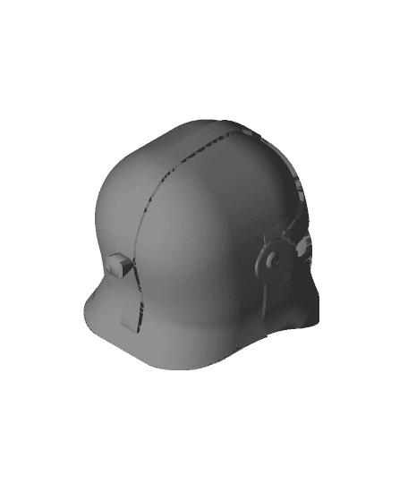 Medieval Clone Trooper Helmet V2 by ReProps03 full viewable 3d model