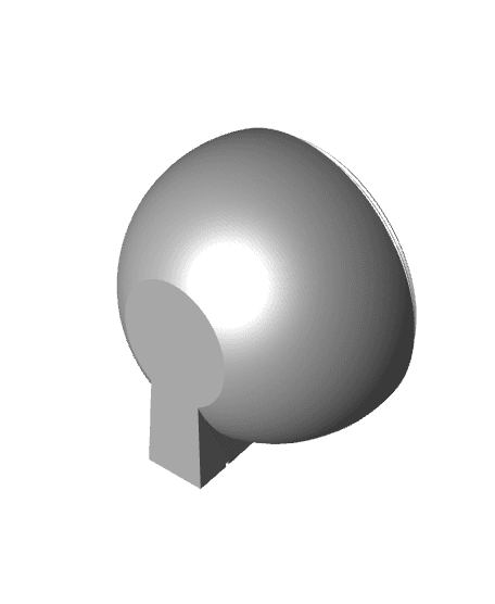 Spherical Skull Case 3d model