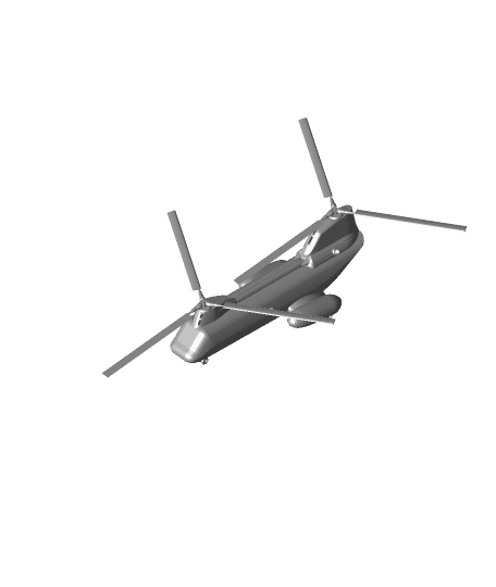 Boeing CH-46 Sea Knight.stl 3d model
