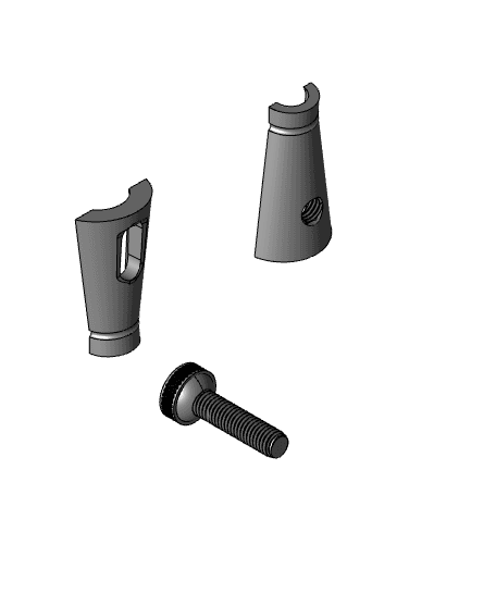 Tentacle Figurine Grip 3d model