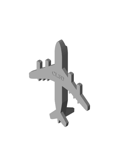 Passenger Jet Toy 3d model