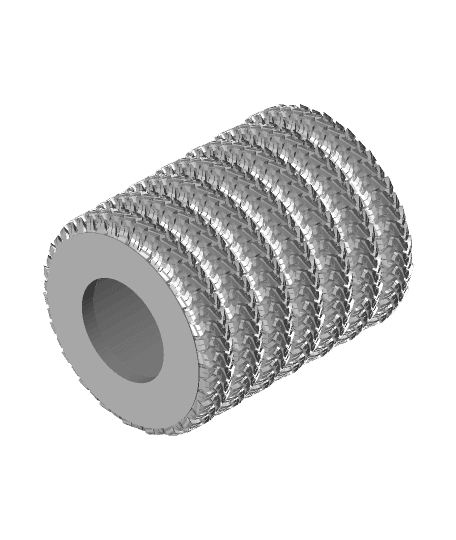 tire stack can cup 3d model