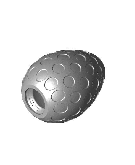 Egg Container - Golf Ball 3d model