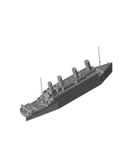 Titanic 3d model