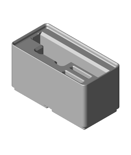 Gridfinity Caliper Holder, remixed for iGaging EZCal 3d model