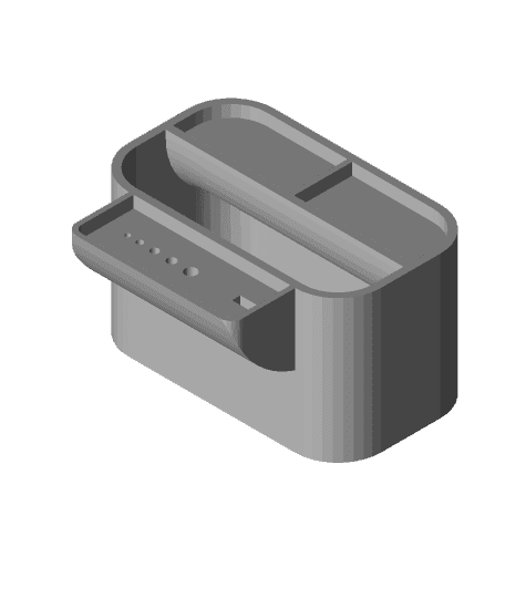 Compact tools organiser (no supports) by Oddity3d full viewable 3d model
