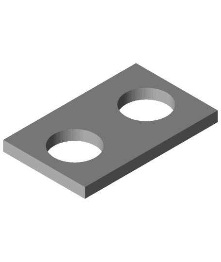 Customisable Anycubic Mono X spacer 3d model