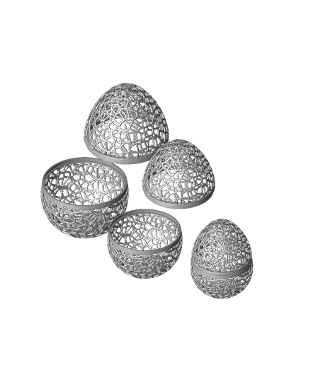 Egg Matryoshka by 3dprintbunny full viewable 3d model
