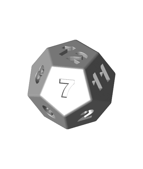 Dodecahedron 3d model