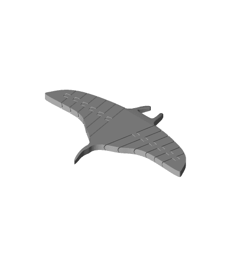 Flexi Articulated Manta Ray 3d model