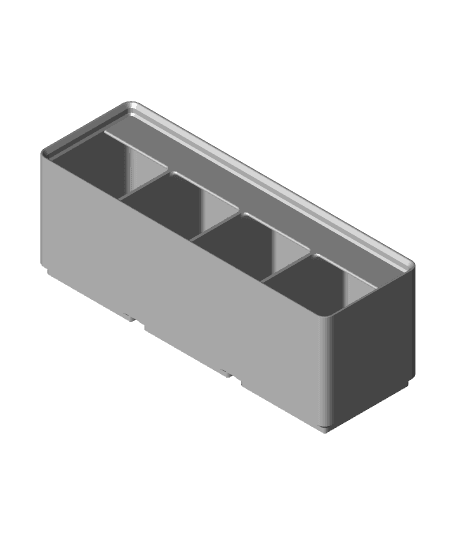 Divider Box 3x1x6 4-Compartment.stl 3d model