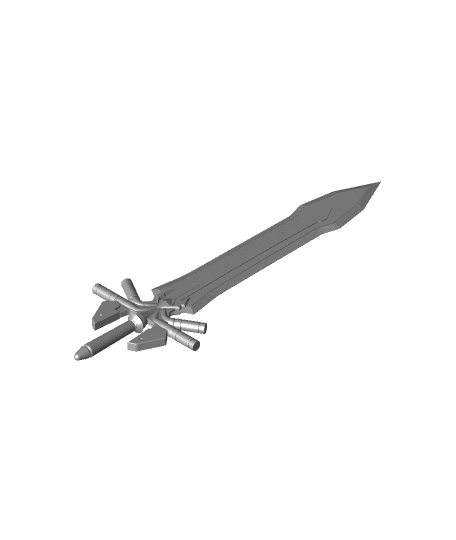 Final Fantasy Dissidia - Cloud Strife Ultima Weapon by sdscosplay full viewable 3d model