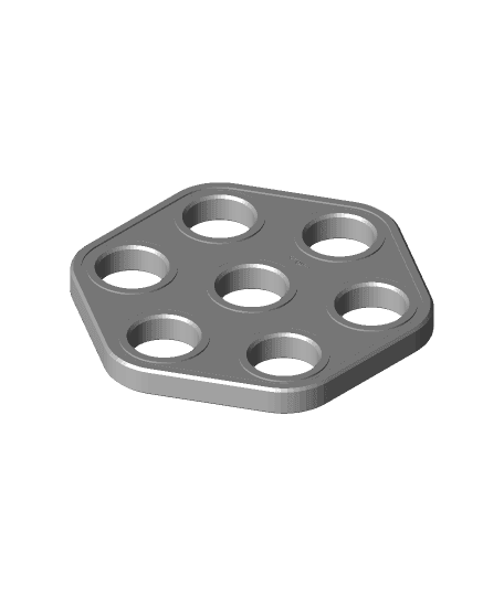 STEMFIE - Parts - Plates - 6-Hexagonal 3d model