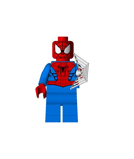 Spiderman LEGO  3d model