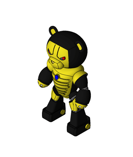 Teddy Bot 3d model