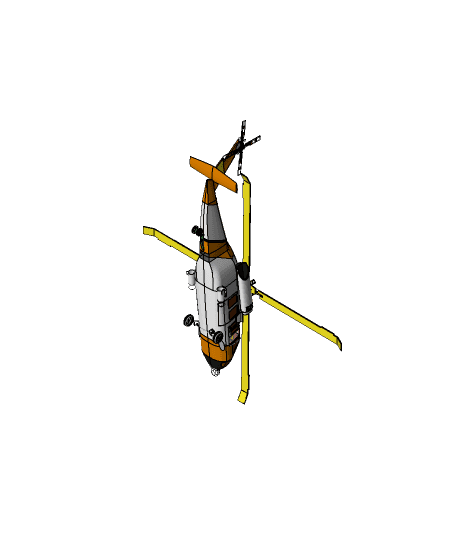 Sikorsky Helicopter 3d model