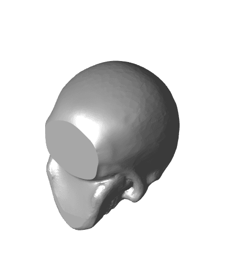 Skull keychain 3d model