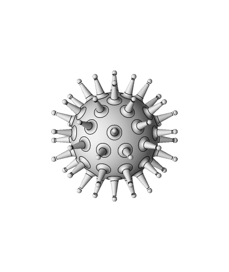 Corona Virus 3d model