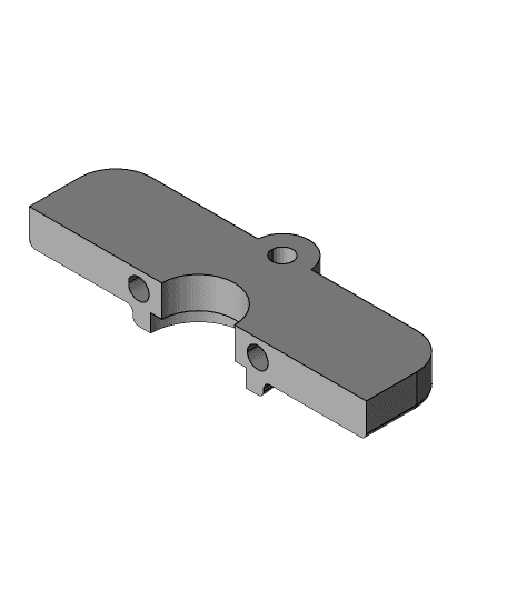 Adapter to mount the Nimble V1 on a OpenBuilds Gantry plate 3d model