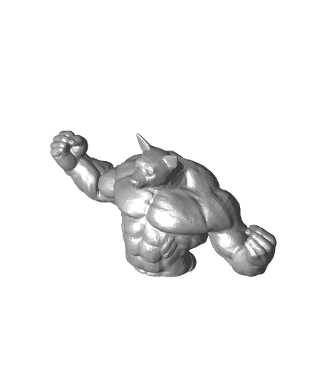 Dog Hulk #3dPetPrint 3d model