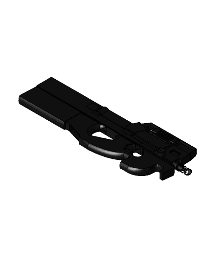 FN P90 by juankmed full viewable 3d model