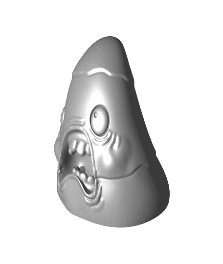 Screaming Candy Corn by SparkyFace5 full viewable 3d model