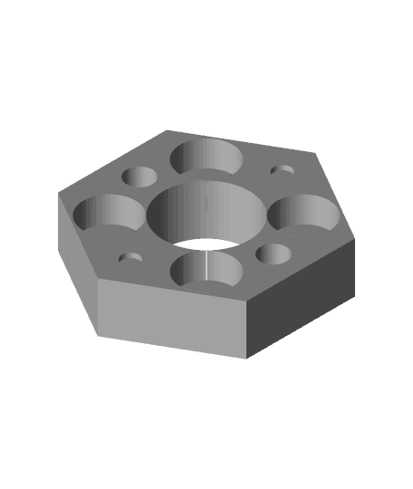 Compact Z-Axis Magnetic Wobble Dampener 3d model