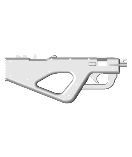 Full Auto Rubber Band SMG by Props3D full viewable 3d model