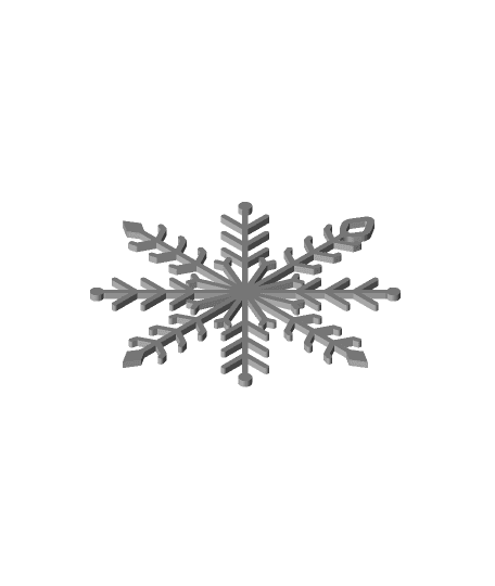 Snowflake v21 3d model