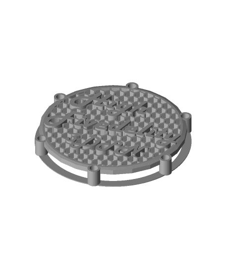 High Fivedelity 3DPN Speaker Cover #3DPNSpeakerCover 3d model