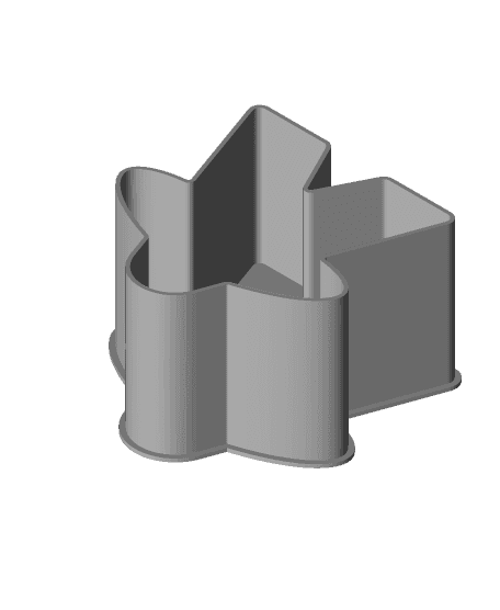 Meeple Box - Flanged variation | Compatible with Carcassonne board game pieces | 4 tolerance options 3d model