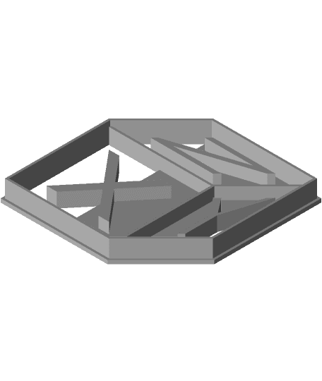 Calibration Cube Cookie Cutter 3d model