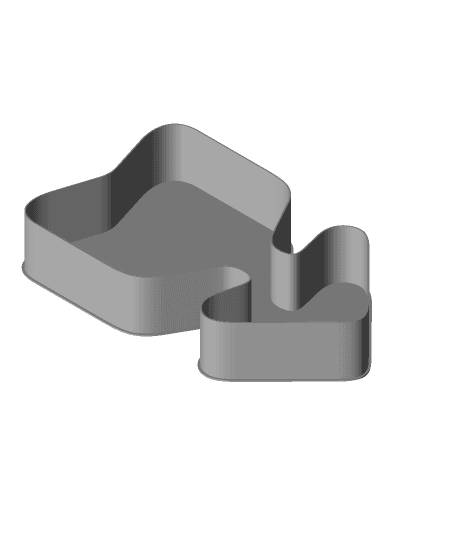 HEAVY WEDGE-TAILED RIGHTWARDS ARROW, nestable box (v1) by PPAC full viewable 3d model