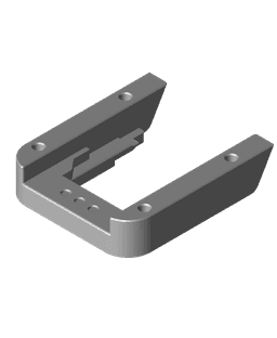 Dewalt 20/60V Battery Mount 3d model