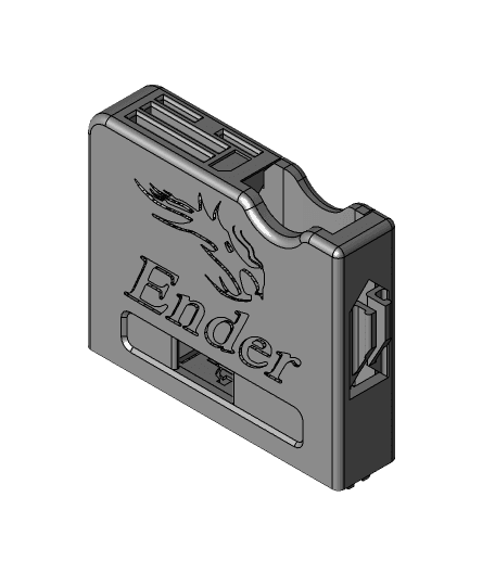 SD Card adapter housing for the Creality Ender 5 by Boothy full viewable 3d model