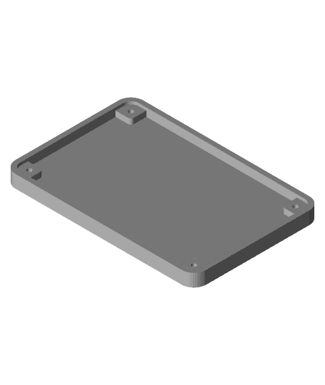 DSO138 Oscilloscope Back Cover by 3delectronic full viewable 3d model