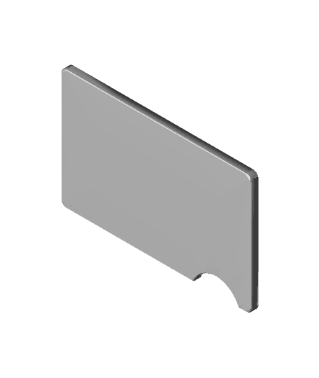 Tray for Ridge(-like) Minimalist Wallet 3d model