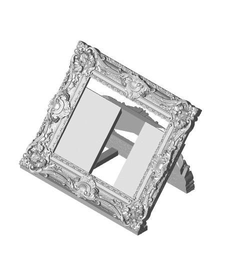 Remix of 3D Picture Model Frame Thinker by Mimetics3D full viewable 3d model