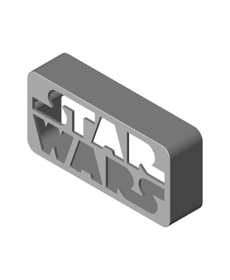 Star Wars Logo 3d model