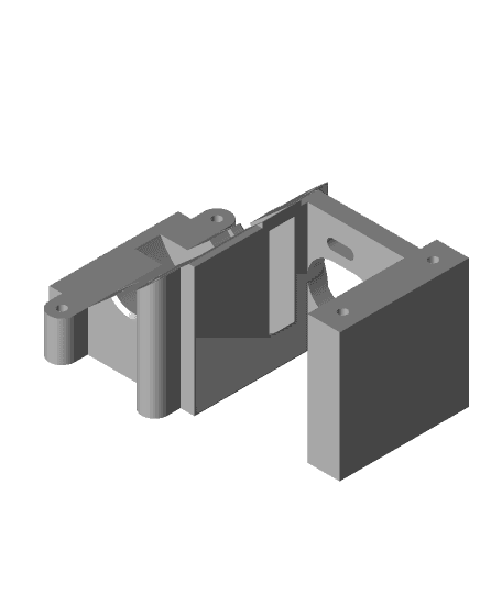 Modified Central Differential Housing for OpenRC Truggy 3d model
