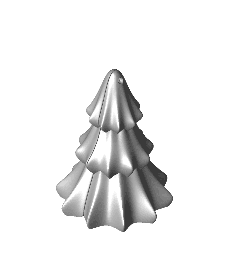 Remix of Hinged Christmas Tree (Print in Place).stl 3d model
